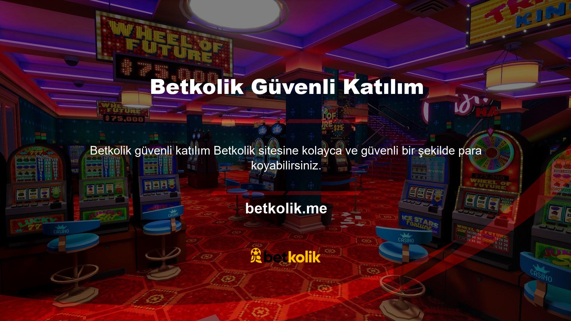 Sistemi de paranızı Betkolik sitesinden kolay ve güvenli bir şekilde almak için de kullanabilirsiniz